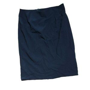 Escada Couture Black Women's Classic Wool Blend Pencil Skirt European 44